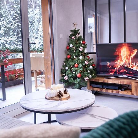 Studio Cabine Au Loup Blanc Avec Vue Mont Blanc Сен-Жерве-ле-Бен Екстериор снимка